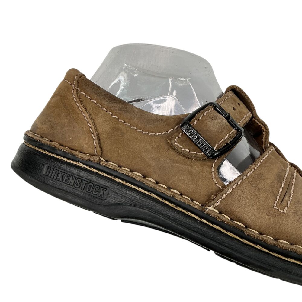Footprints by Birkenstock L7/M5 Fisherman Sandals Brown Leather Mens/Womens BOHO - Picture 6 of 16